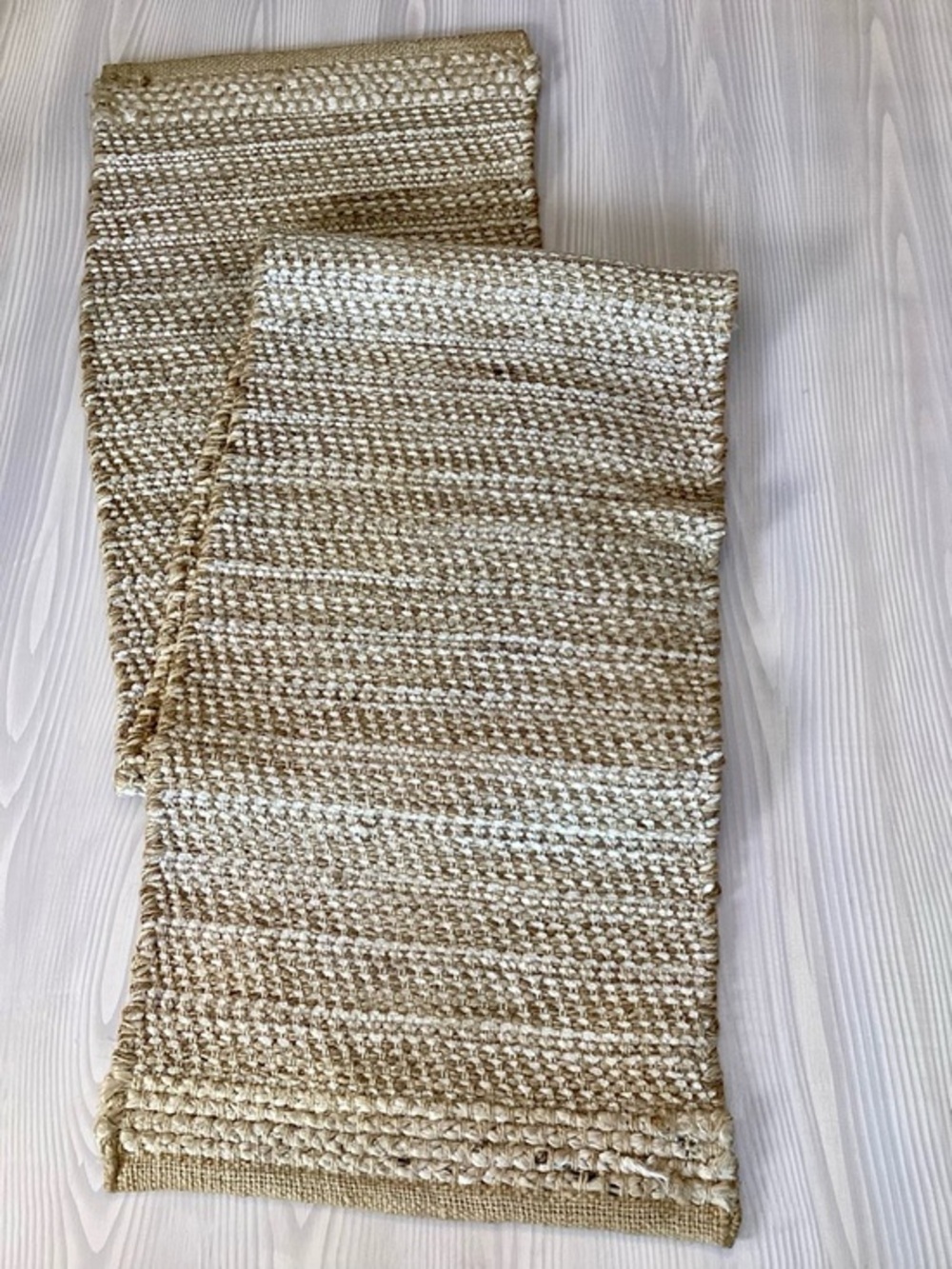 Better Homes & Gardens 14x72 Jute Table Runner Boho Natural Woven Farmhouse Boho